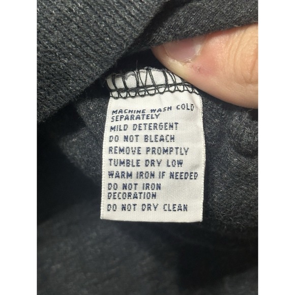 Polo Ralph Lauren 1/4 Zip Cotton Knit Sweater Mens L Black Long Sleeve Pullover - Picture 5 of 7